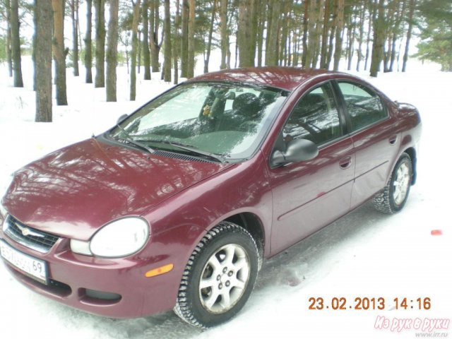 Chrysler Neon,  седан,  2002 г. в.,  пробег:  144000 км.,  автоматическая,  1.9 л в городе Тверь, фото 3, Тверская область