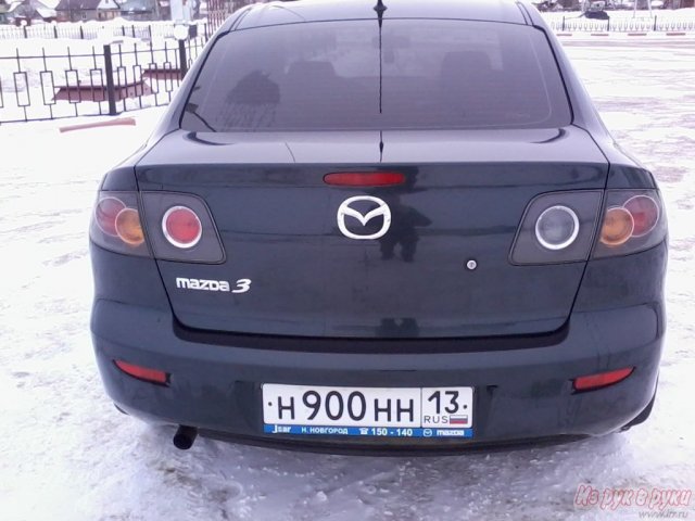 Mazda 3,  седан,  2006 г. в.,  пробег:  106000 км.,  механическая,  1.6 л в городе Рузаевка, фото 2, Mazda