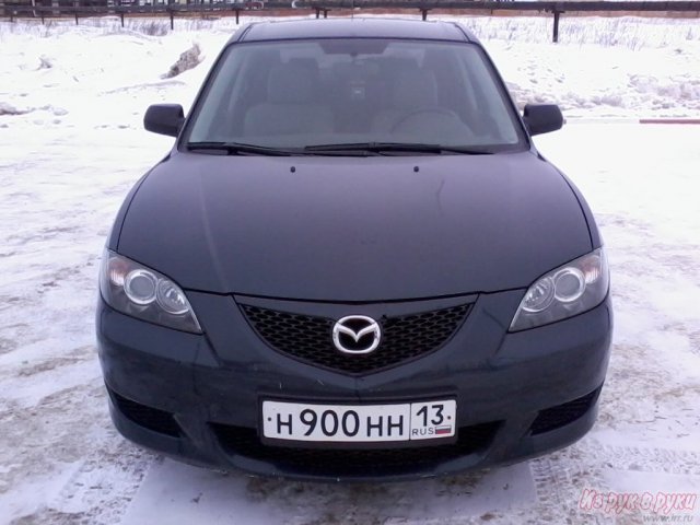 Mazda 3,  седан,  2006 г. в.,  пробег:  106000 км.,  механическая,  1.6 л в городе Рузаевка, фото 3, Мордовия