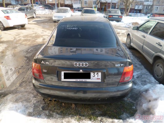 Audi A4,  седан,  1996 г. в.,  пробег:  300000 км.,  механическая,  1,8 л в городе Белгород, фото 2, Белгородская область