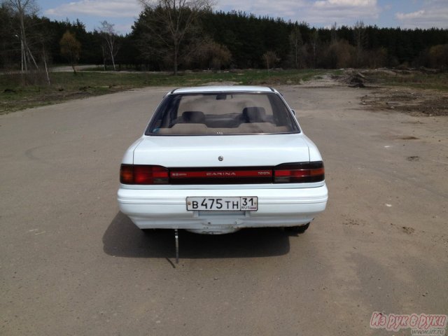 Toyota Carina,  седан,  1990 г. в.,  пробег:  246000 км.,  механическая,  1.5 л в городе Белгород, фото 5, Toyota