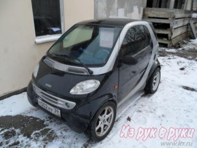 Smart Fortwo,  хэтчбек,  2000 г. в.,  пробег:  128700 км.,  автоматическая,  0.6 л в городе Калининград, фото 5, Калининградская область