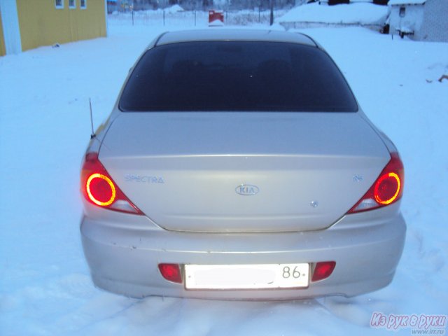 KIA Spectra,  седан,  2007 г. в.,  пробег:  53000 км.,  механическая,  1,6 л в городе Сургут, фото 4, KIA