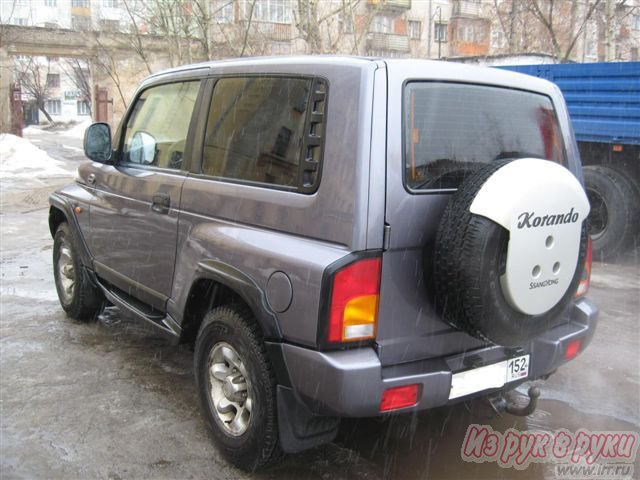 SsangYong Korando,  внедорожник,  1997 г. в.,  пробег:  225000 км.,  автоматическая,  3.2 л в городе Нижний Новгород, фото 1, стоимость: 370 000 руб.