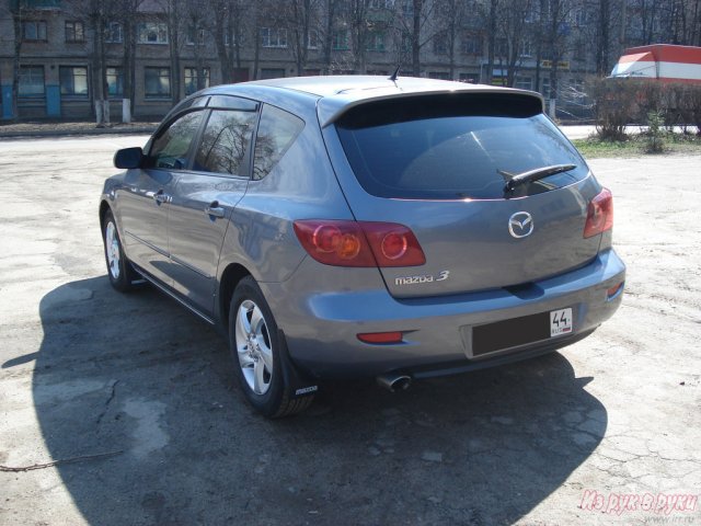 Mazda 3,  хэтчбек,  2004 г. в.,  пробег:  160000 км.,  механическая,  1.4 л в городе Кострома, фото 3, стоимость: 300 000 руб.