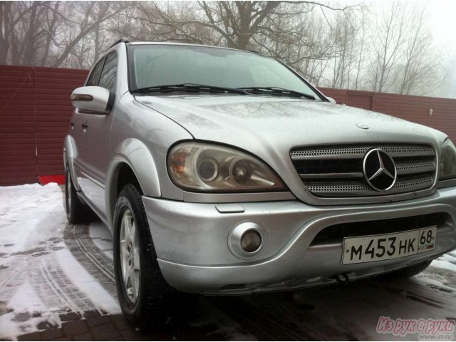 Mercedes ML 270,  внедорожник,  2002 г. в.,  пробег:  156000 км.,  автоматическая,  2.7 л в городе Тамбов, фото 2, Тамбовская область