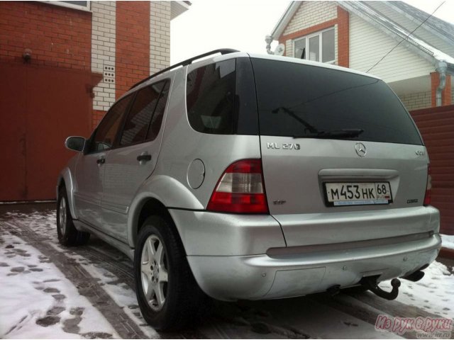 Mercedes ML 270,  внедорожник,  2002 г. в.,  пробег:  156000 км.,  автоматическая,  2.7 л в городе Тамбов, фото 5, Тамбовская область