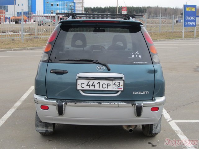 Toyota Raum,  минивэн,  1997 г. в.,  автоматическая,  1.5 л в городе Киров, фото 8, стоимость: 205 000 руб.