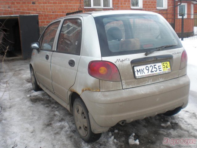 Daewoo Matiz,  универсал,  2005 г. в.,  пробег:  75000 км.,  механическая,  1.0 л в городе Нижний Новгород, фото 2, стоимость: 110 000 руб.