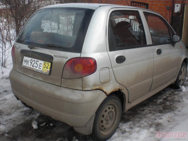 Daewoo Matiz,  универсал,  2005 г. в.,  пробег:  75000 км.,  механическая,  1.0 л в городе Нижний Новгород, фото 4, Нижегородская область