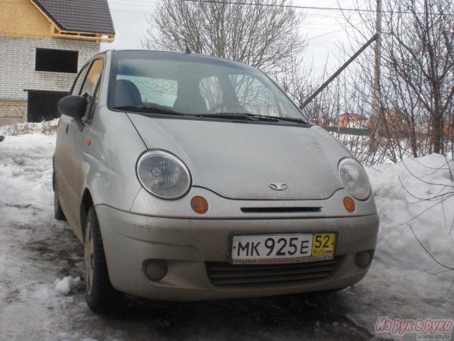 Daewoo Matiz,  универсал,  2005 г. в.,  пробег:  75000 км.,  механическая,  1.0 л в городе Нижний Новгород, фото 6, Daewoo