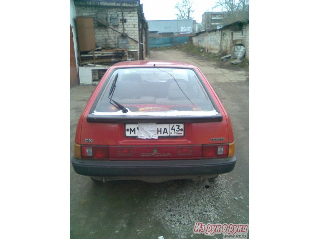 Toyota Corolla,  хэтчбек,  1987 г. в.,  пробег:  300000 км.,  механическая,  1.4 л в городе Киров, фото 5, стоимость: 65 000 руб.