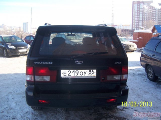 SsangYong Musso,  внедорожник,  2000 г. в.,  пробег:  158000 км.,  механическая,  2.3 л в городе Сургут, фото 1, Ханты-Мансийский автономный округ