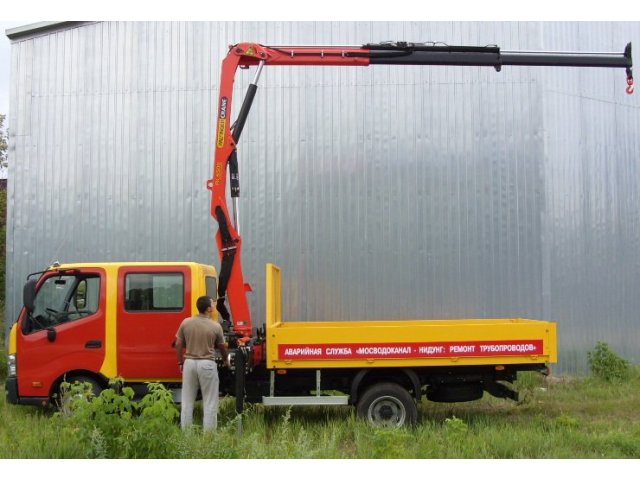 HINO-300 (720L) двухрядка с краном-манипулятором Palfinger в городе Улан-Удэ, фото 3, Грузовики