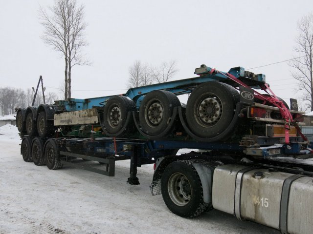 Полуприцеп контейнеровоз Schmitz SCF 24 G 2003  Пермь в городе Пермь, фото 1, Пермский край