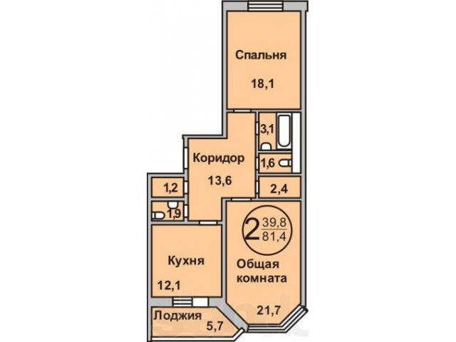 Продается 2-к квартира на Салмышской в городе Оренбург, фото 1, стоимость: 3 050 000 руб.