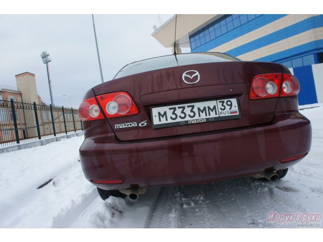 Mazda 6,  седан,  2005 г. в.,  автоматическая,  2.3 л в городе Калининград, фото 9, Калининградская область