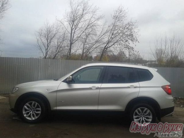 BMW X3,  внедорожник,  2011 г. в.,  пробег:  40000 км.,  автоматическая,  3 л в городе Казань, фото 1, BMW