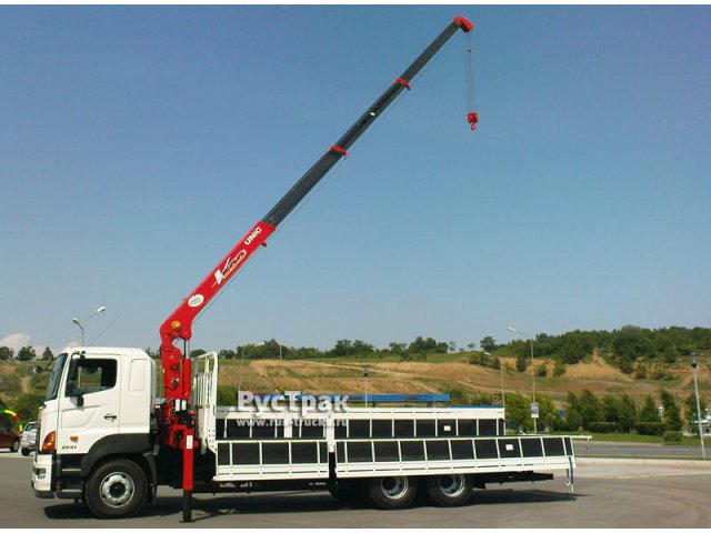 HINO-700 c краном манипулятором Unic в городе Улан-Удэ, фото 1, Бурятия