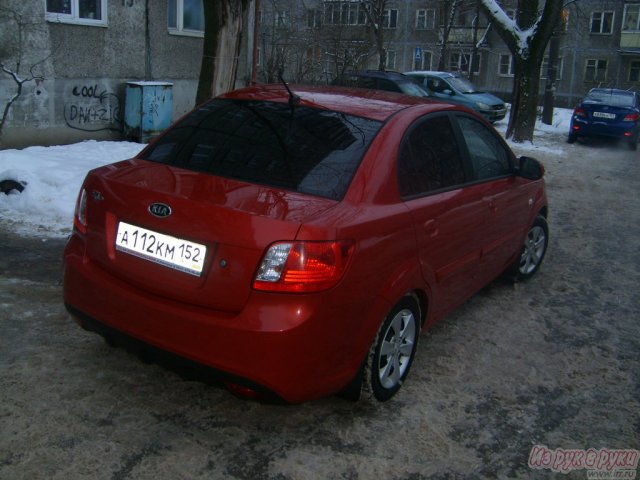 KIA Rio,  седан,  2009 г. в.,  пробег:  41000 км.,  механическая,  1.4 л в городе Нижний Новгород, фото 4, KIA