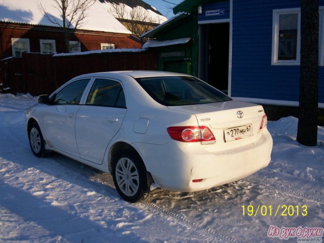 Toyota Corolla,  седан,  2011 г. в.,  пробег:  19000 км.,  механическая,  1.6 л в городе Велиж, фото 3, Toyota