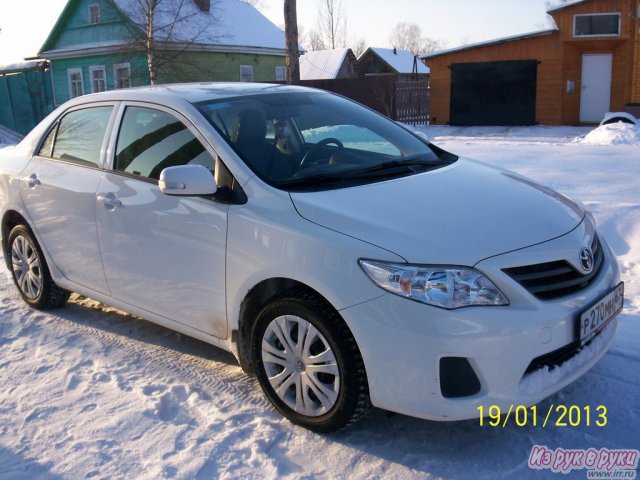 Toyota Corolla,  седан,  2011 г. в.,  пробег:  19000 км.,  механическая,  1.6 л в городе Велиж, фото 6, Toyota