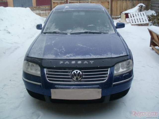 Volkswagen Passat,  седан,  2001 г. в.,  автоматическая,  1.8 л в городе Омск, фото 7, Volkswagen