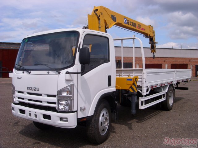 Продам:  манипулятор Isuzu elf,  2012 г. в.,  новый в городе Воронеж, фото 2, Воронежская область