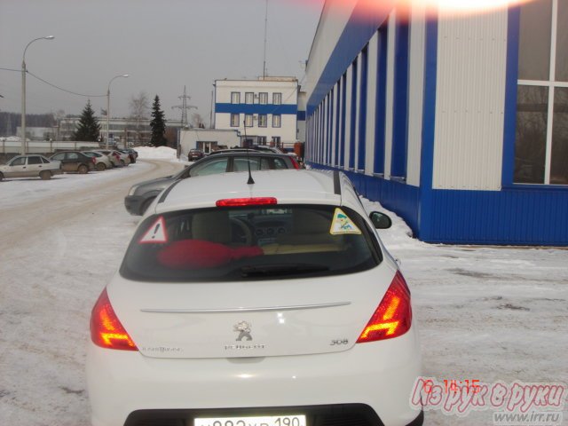 Peugeot 308,  хэтчбек,  2012 г. в.,  пробег:  5000 км.,  автоматическая,  1.6 л в городе Щёлково, фото 8, Peugeot