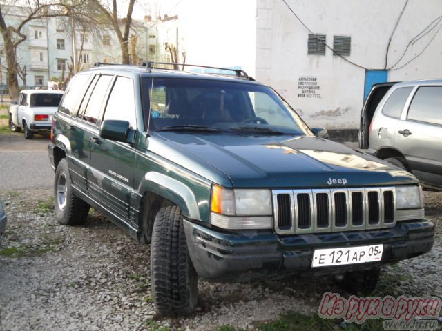 Jeep Grand Cherokee,  внедорожник,  1996 г. в.,  пробег:  180000 км.,  автоматическая,  5.2 л в городе Махачкала, фото 2, Jeep