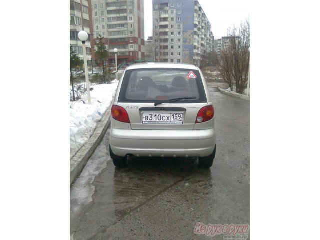 Daewoo Matiz,  хэтчбек,  2008 г. в.,  пробег:  63000 км.,  механическая,  08 л в городе Пермь, фото 1, стоимость: 165 000 руб.