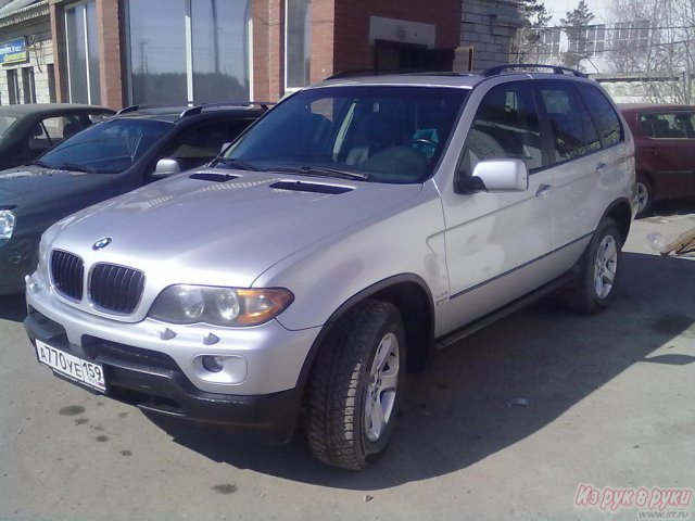 BMW X5,  внедорожник,  2005 г. в.,  пробег:  165000 км.,  автоматическая,  3.0 л в городе Пермь, фото 1, Пермский край