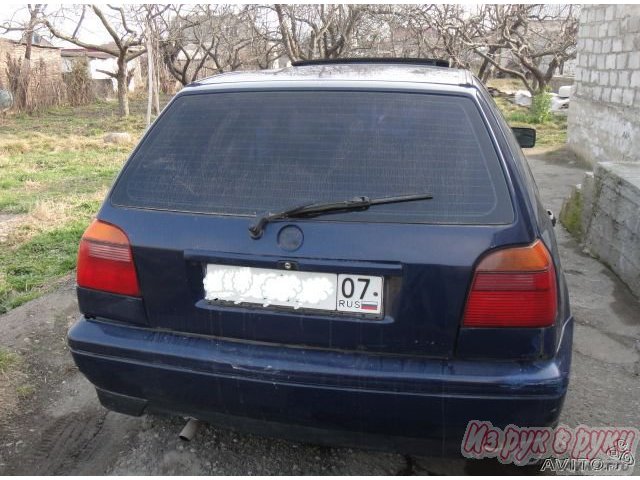 Volkswagen Golf,  хэтчбек,  1996 г. в.,  пробег:  168000 км.,  механическая,  1.8 л в городе Чегем, фото 3, стоимость: 120 000 руб.