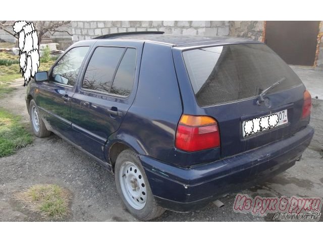 Volkswagen Golf,  хэтчбек,  1996 г. в.,  пробег:  168000 км.,  механическая,  1.8 л в городе Чегем, фото 4, Volkswagen