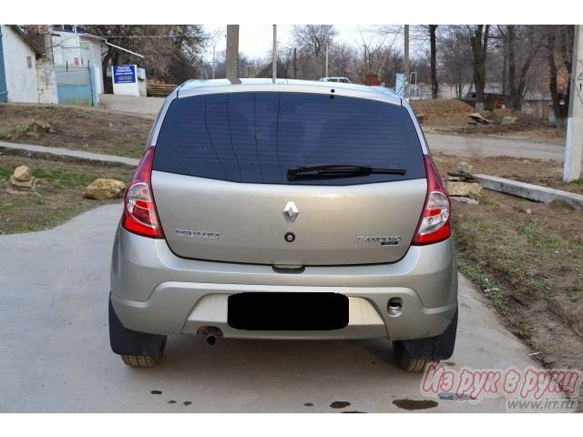 Renault Sandero,  хэтчбек,  2010 г. в.,  пробег:  19000 км.,  механическая,  1.6 л в городе Самара, фото 2, Самарская область