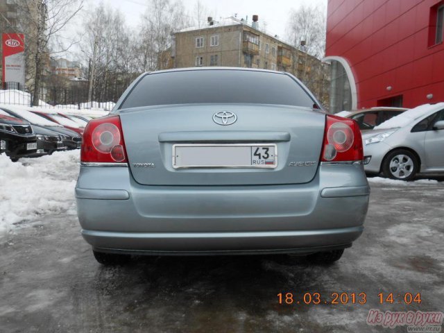 Toyota Avensis,  седан,  2008 г. в.,  пробег:  74000 км.,  механическая,  1.8 л в городе Киров, фото 6, стоимость: 595 000 руб.