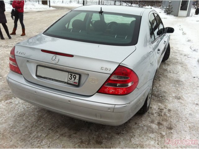 Mercedes E 220,  седан,  2005 г. в.,  пробег:  192000 км.,  автоматическая,  2.2 л в городе Калининград, фото 3, стоимость: 760 000 руб.