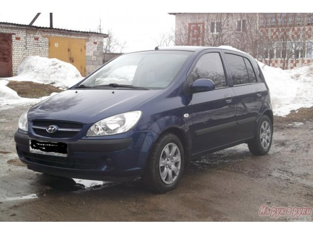 Hyundai Getz,  хэтчбек,  2008 г. в.,  механическая,  1,4 л в городе Нижний Новгород, фото 1, Hyundai