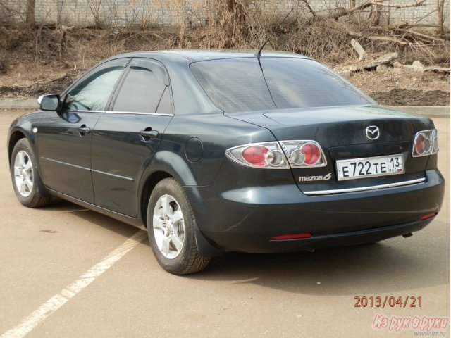 Mazda 6,  седан,  2006 г. в.,  пробег:  105000 км.,  механическая,  1,8 л в городе Саранск, фото 6, Мордовия