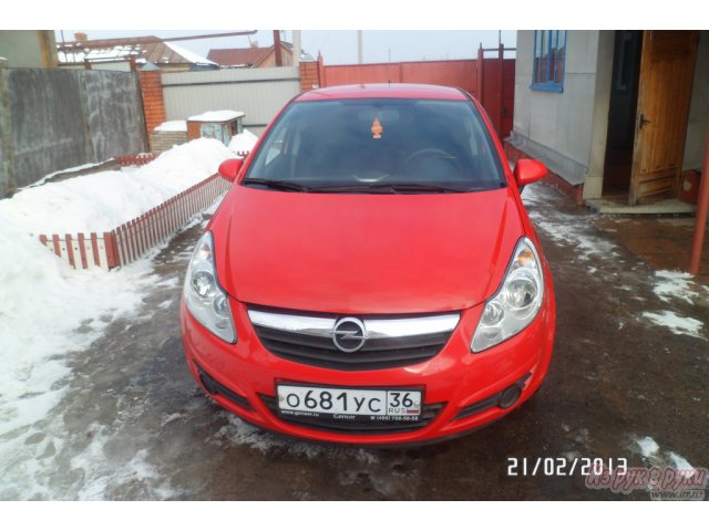 Opel Corsa,  хэтчбек,  2008 г. в.,  пробег:  54000 км.,  механическая,  1 л в городе Воронеж, фото 1, стоимость: 320 000 руб.