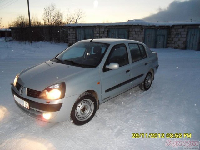 Renault Symbol,  седан,  2004 г. в.,  пробег:  103000 км.,  механическая,  1.4 л в городе Сыктывкар, фото 3, Коми