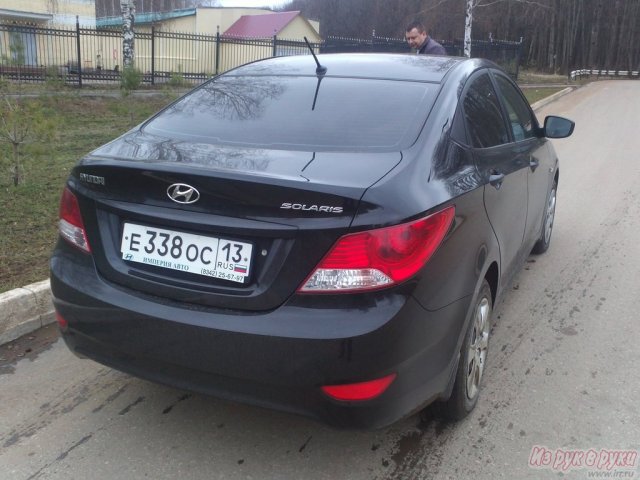 Hyundai Solaris,  седан,  2011 г. в.,  пробег:  48800 км.,  механическая,  1.4 л в городе Саранск, фото 7, стоимость: 450 000 руб.