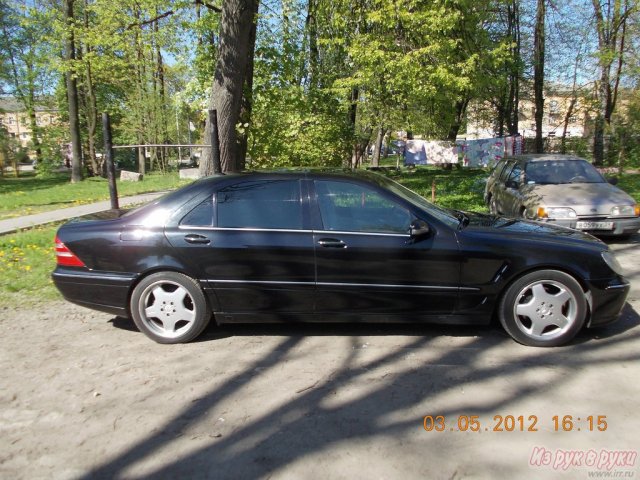 Mercedes S 500,  лимузин,  1999 г. в.,  пробег:  170000 км.,  автоматическая,  5 л в городе Калининград, фото 7, Mercedes