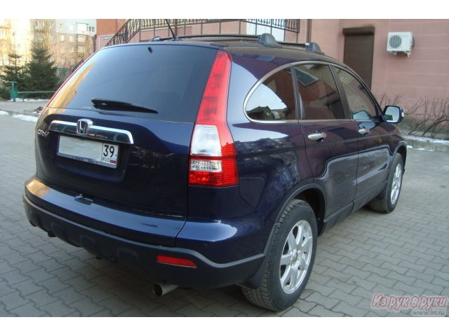 Honda CR-V,  внедорожник,  2008 г. в.,  пробег:  104000 км.,  автоматическая,  2.0 л в городе Калининград, фото 3, Калининградская область