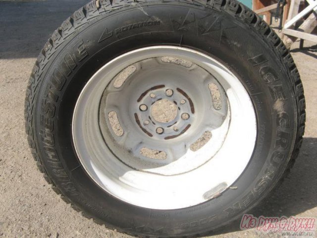 Зимние шины со стальным диском bridgestone 175/70-13р в городе Чебоксары, фото 1, Шины