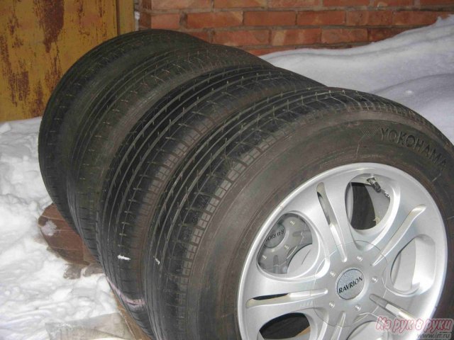 Продам летнюю резину 195/65 R15 YOKOHAMA на универсальном литье:  100х5,  114,3х5 в городе Оренбург, фото 6, Оренбургская область