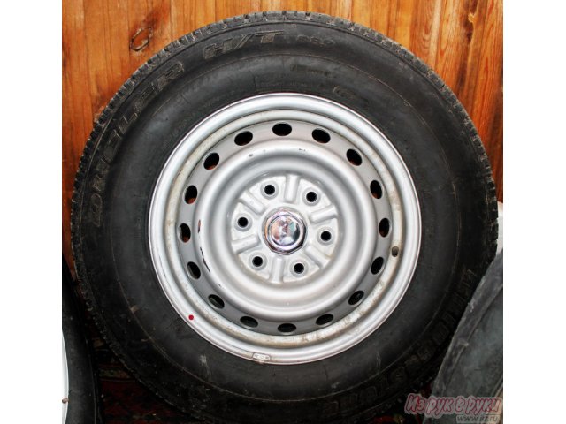 Шины:  205/80 R16 Bridgestone Dueler H/T,  Диски :   PCD:  6*139.7 Dia:  67,1 мм ET:  38,  на Mitsubishi L200 в городе Сургут, фото 7, Колеса