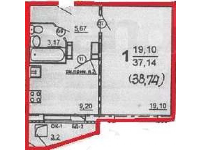 Продам Новостройка 11й м-он 1к квартира в городе Балаково, фото 1, стоимость: 1 200 000 руб.