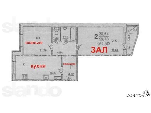 Продаётся 2 комнатная квартира в 11 микрорайоне в городе Балаково, фото 1, Новостройки