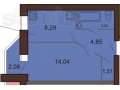 Ленинградская 1а, 1-комн. квартира в городе Киров, фото 2, стоимость: 1 550 000 руб.